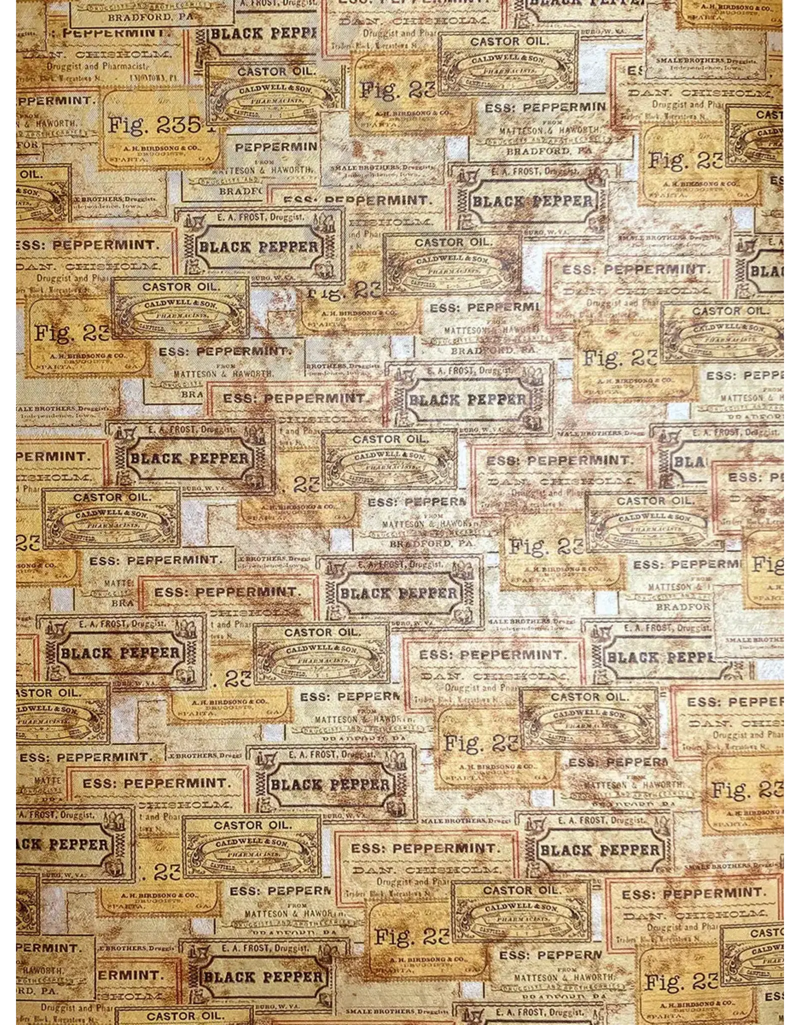 CIAO BELLA CIAO BELLA CABINET OF CURIOSITIES A4 DELUXE PEARL-COPPER PAPER 5 SHEETS