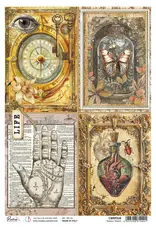 CIAO BELLA CIAO BELLA CABINET OF CURIOSITIES CABINET CARDS A4 RICE PAPER