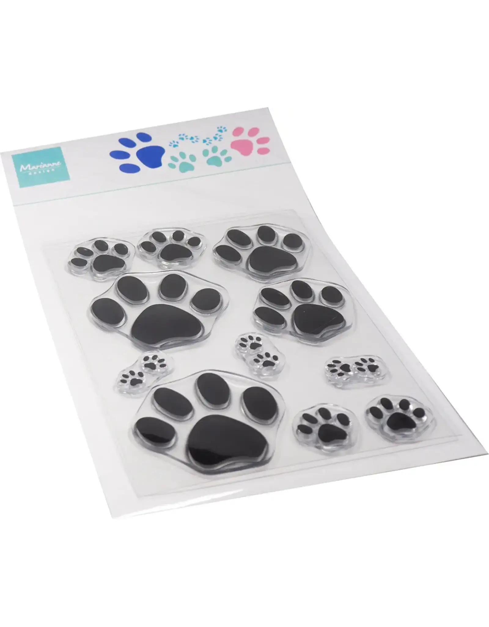 MARIANNE DESIGNS MARIANNE DESIGN PAW PRINTS CLEAR STAMP SET