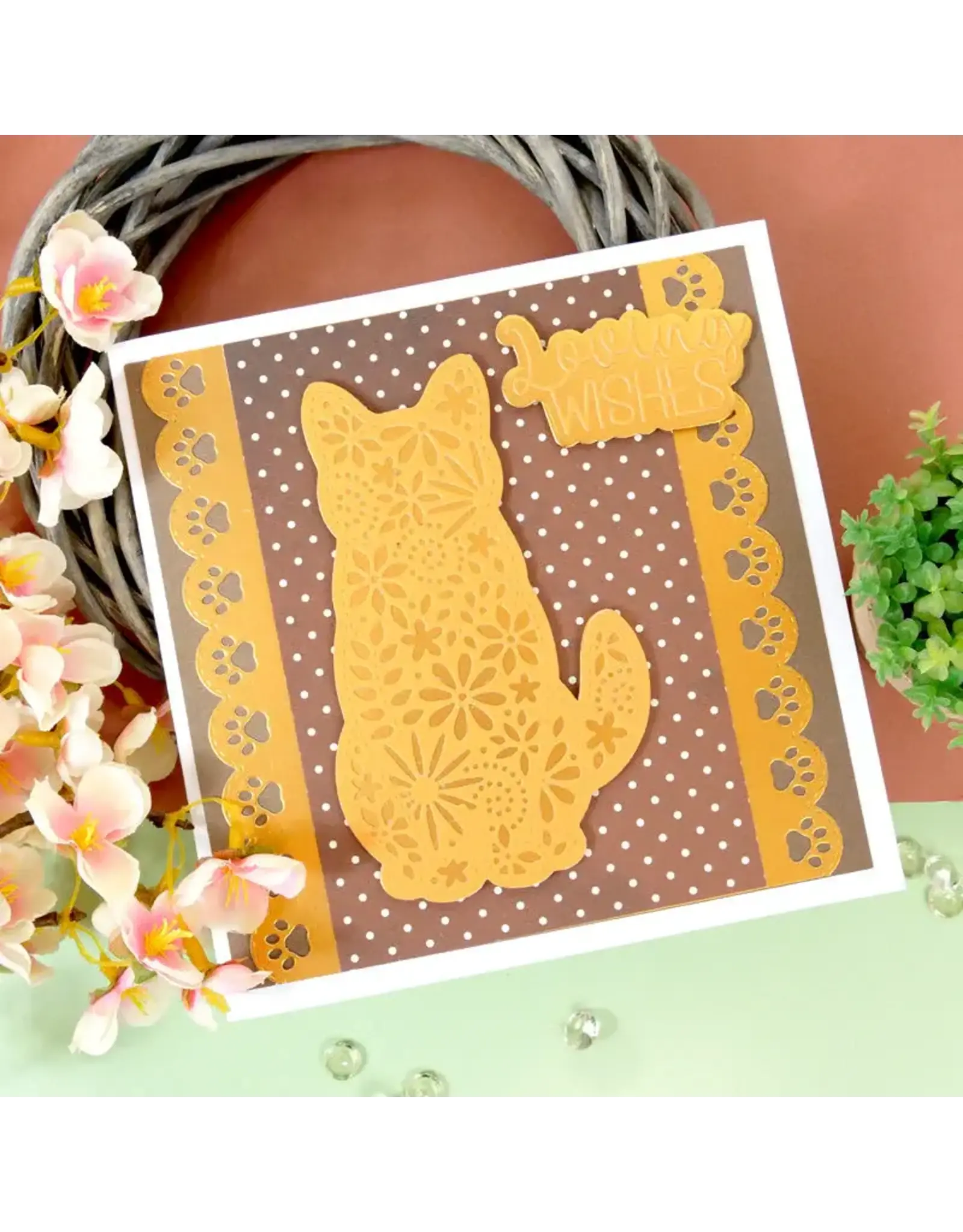 HUNKYDORY CRAFTS LTD. HUNKYDORY MOONSTONE PAWFECT PET BORDER STRIPS DIE SET
