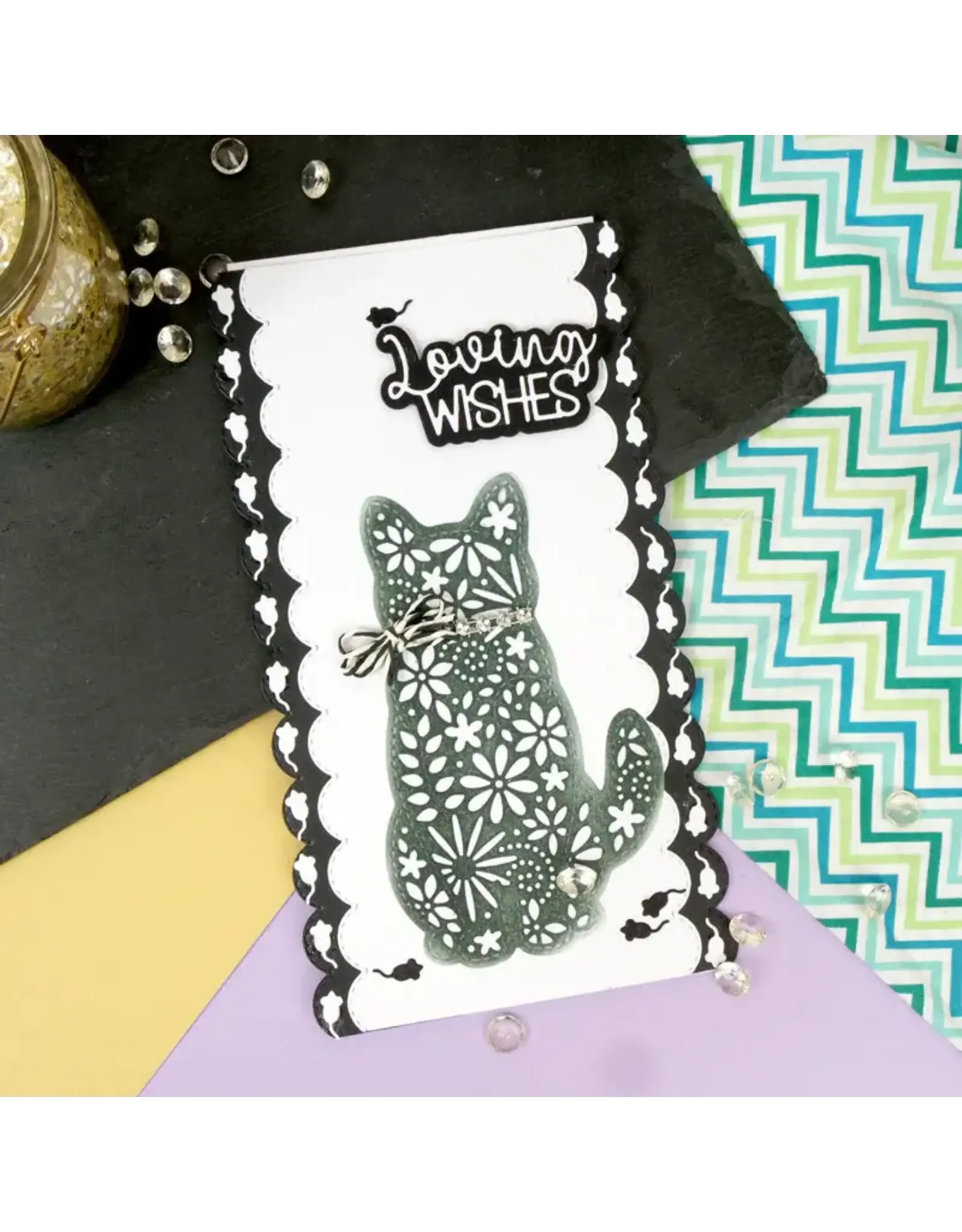 HUNKYDORY CRAFTS LTD. HUNKYDORY MOONSTONE PAWFECT PET BORDER STRIPS DIE SET