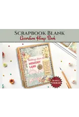 CRAFTREAT CRAFTREAT SCRAPBOOK BLANKS DIY BLACK ACCORDION HINGE BOOK