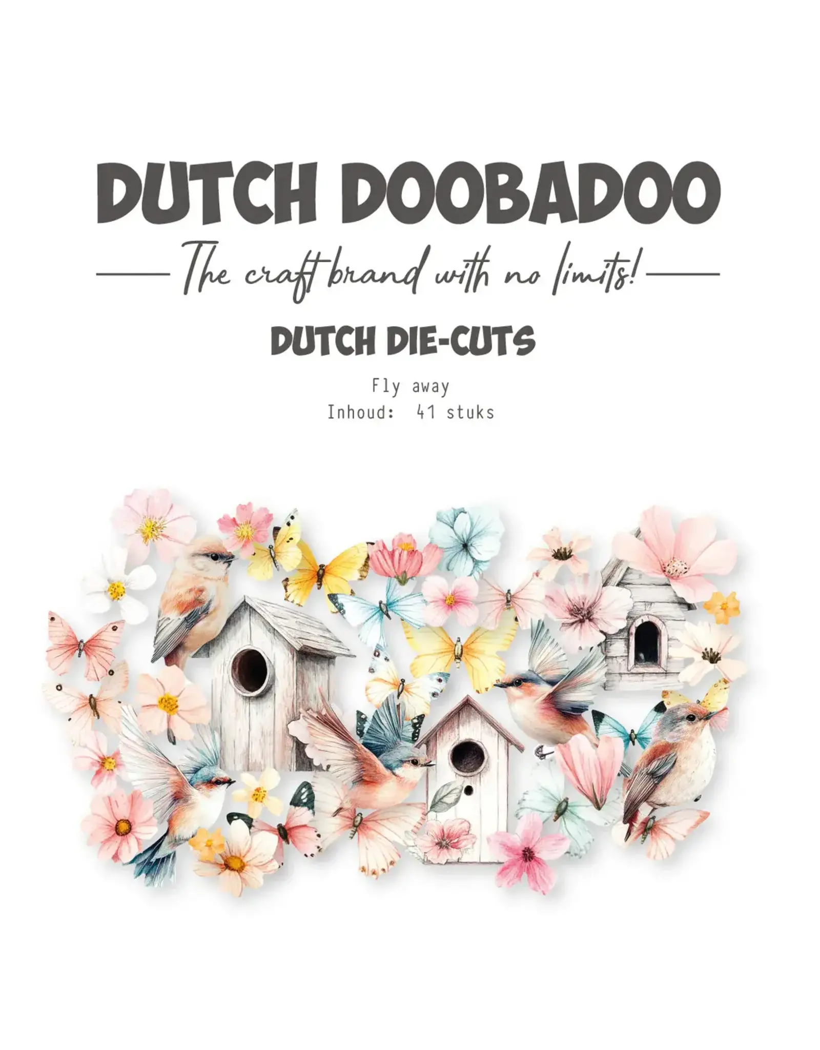 DUTCH DOOBADOO DUTCH DOOBADOO FLY AWAY DIE-CUTS 41/PK