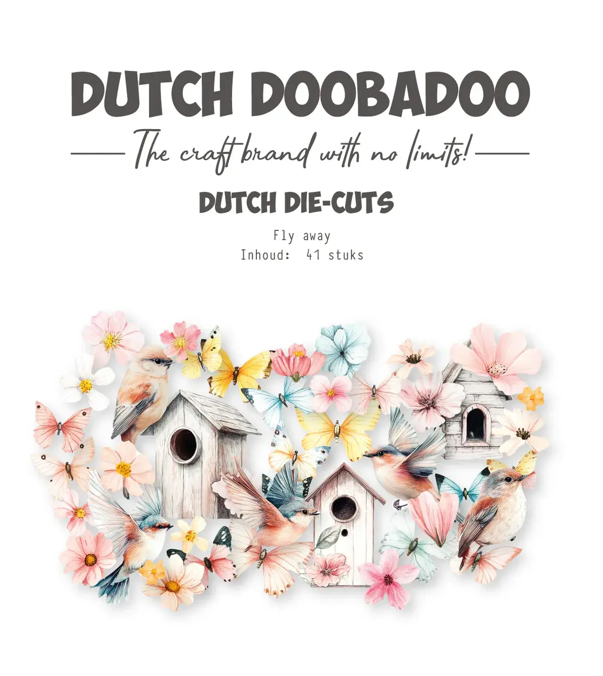 DUTCH DOOBADOO FLY AWAY DIE-CUTS 41/PK