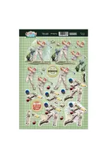 HUNKYDORY CRAFTS LTD. HUNKYDORY WINNING SWINGS DECOUPAGE TOPPERS