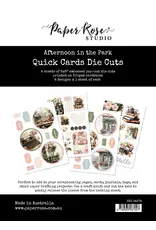 PAPER ROSE PAPER ROSE AFTERNOON IN THE PARK QUICK CARDS DIE CUTS
