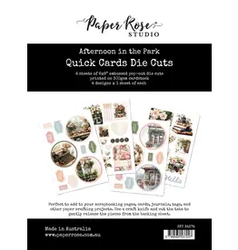 PAPER ROSE PAPER ROSE AFTERNOON IN THE PARK QUICK CARDS DIE CUTS