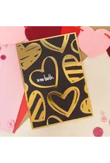 HUNKYDORY CRAFTS LTD. HUNKYDORY MOONSTONE SKETCHY HEARTS DIE SET