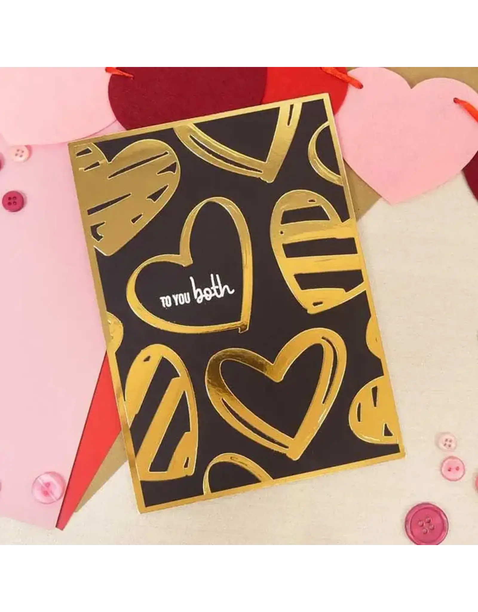 HUNKYDORY CRAFTS LTD. HUNKYDORY MOONSTONE SKETCHY HEARTS DIE SET