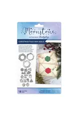 HUNKYDORY CRAFTS LTD. HUNKYDORY MOONSTONE CHRISTMAS FAUX WAX SEALS DIE SET