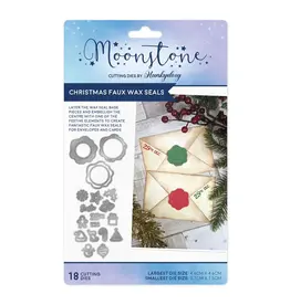 HUNKYDORY CRAFTS LTD. HUNKYDORY MOONSTONE CHRISTMAS FAUX WAX SEALS DIE SET