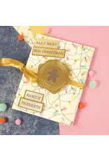 HUNKYDORY CRAFTS LTD. HUNKYDORY MOONSTONE CHRISTMAS FAUX WAX SEALS DIE SET