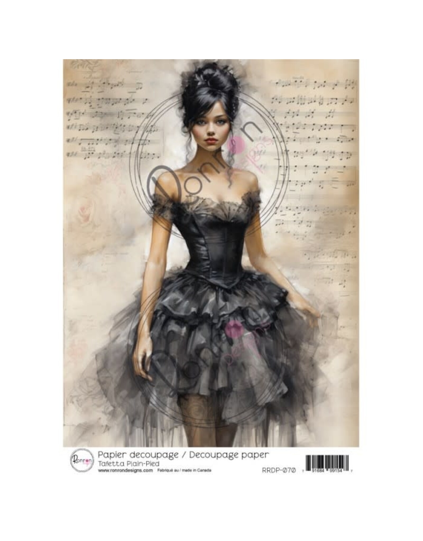 RONRON DESIGNS RONRON DESIGNS TAFFETA PLAIN-PIED RICE PAPER