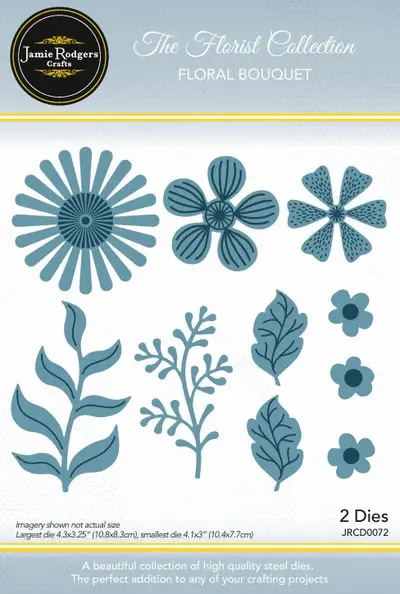 JAMIE RODGERS CRAFTS FLORAL BOUQUET DIE SET