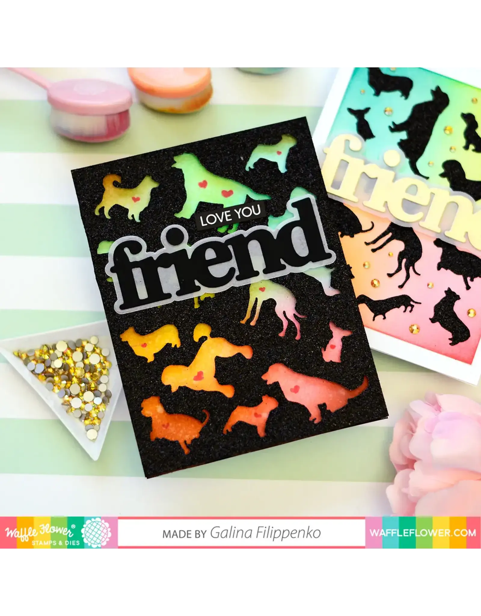 WAFFLE FLOWER WAFFLE FLOWER BEST FRIEND DIE SET