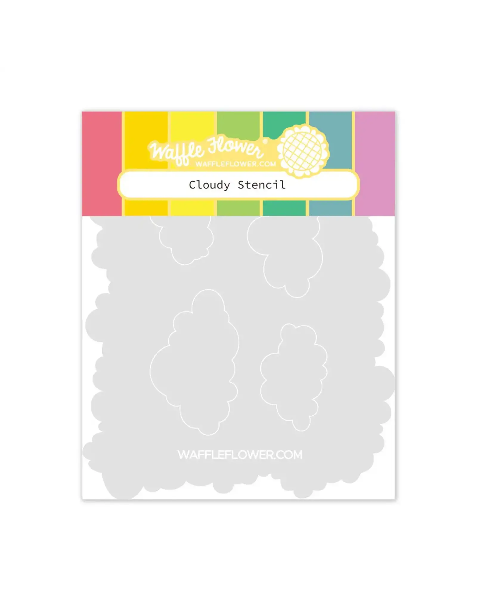 WAFFLE FLOWER WAFFLE FLOWER CLOUDY STENCIL