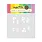 WAFFLE FLOWER WAFFLE FLOWER POSTAGE COLLAGE ADDRESSED ENVELOPE STENCIL
