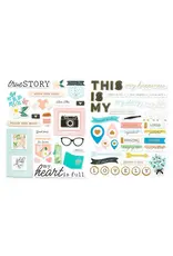 SPELLBINDERS SPELLBINDERS ROSIE'S STUDIO HELLO IT'S ME! CHIPBOARD STICKERS