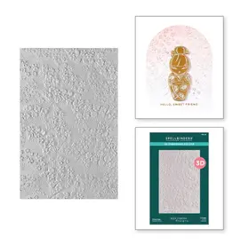 SPELLBINDERS SPELLBINDERS ALEX SYBERIA DESIGNS KYOTO COLLECTION FLORAL FANS 3D EMBOSSING FOLDER