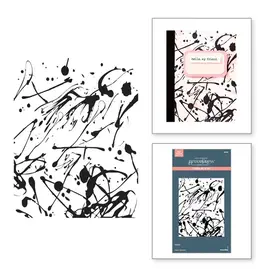 SPELLBINDERS SPELLBINDERS BETTERPRESS TAKE NOTE COLLECTION MEMO SPLATTER PRESS PLATE