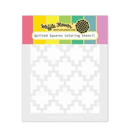 WAFFLE FLOWER WAFFLE FLOWER QUILTED SQUARES STENCIL