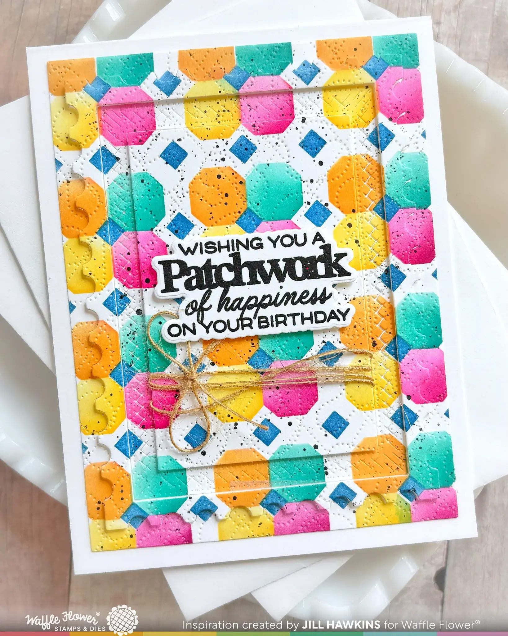 WAFFLE FLOWER WAFFLE FLOWER QUILTED PETALS STENCIL SET