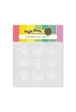 WAFFLE FLOWER WAFFLE FLOWER PATCHWORK CAT STENCIL SET