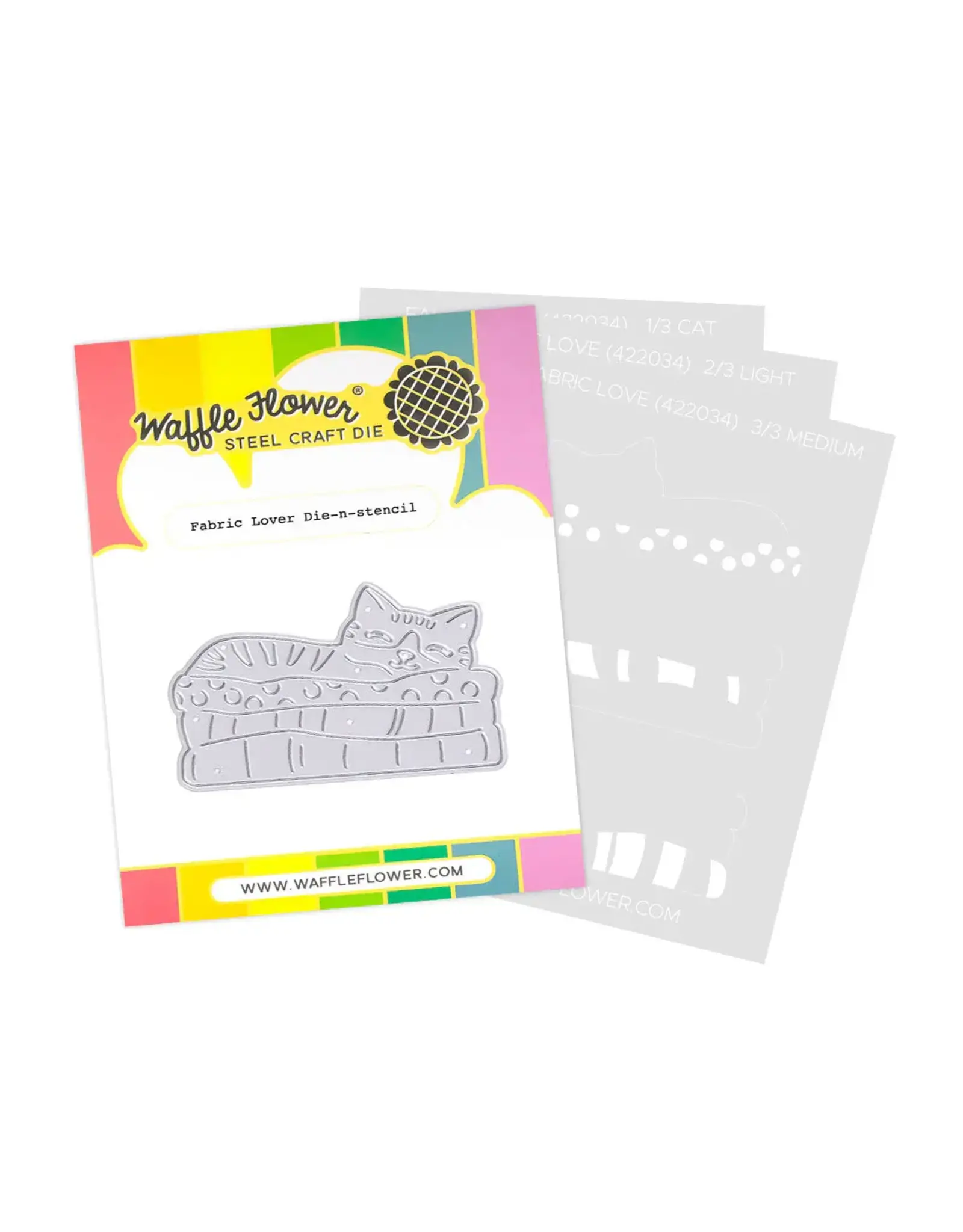 WAFFLE FLOWER WAFFLE FLOWER FABRIC LOVER DIE-N-STENCIL