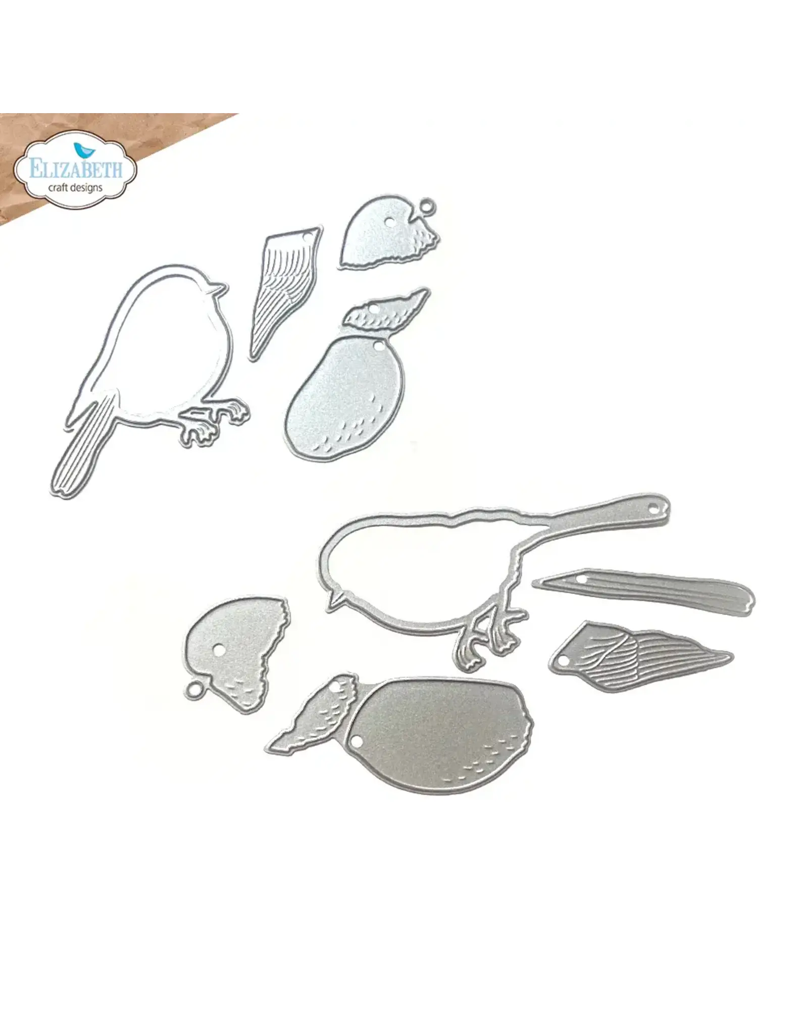 ELIZABETH CRAFT DESIGNS ELIZABETH CRAFT DESIGNS CHICKADEE DIE SET