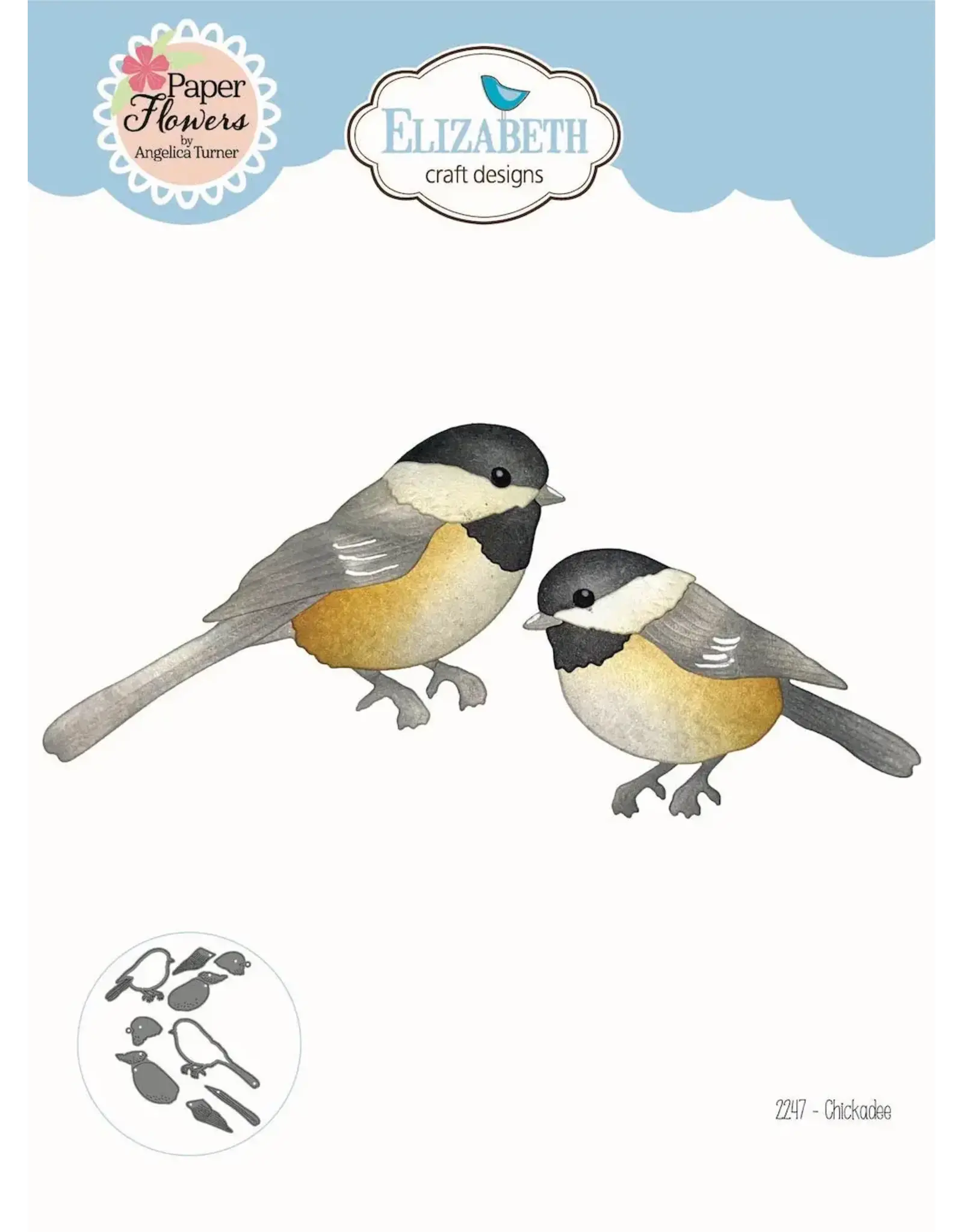 ELIZABETH CRAFT DESIGNS ELIZABETH CRAFT DESIGNS CHICKADEE DIE SET