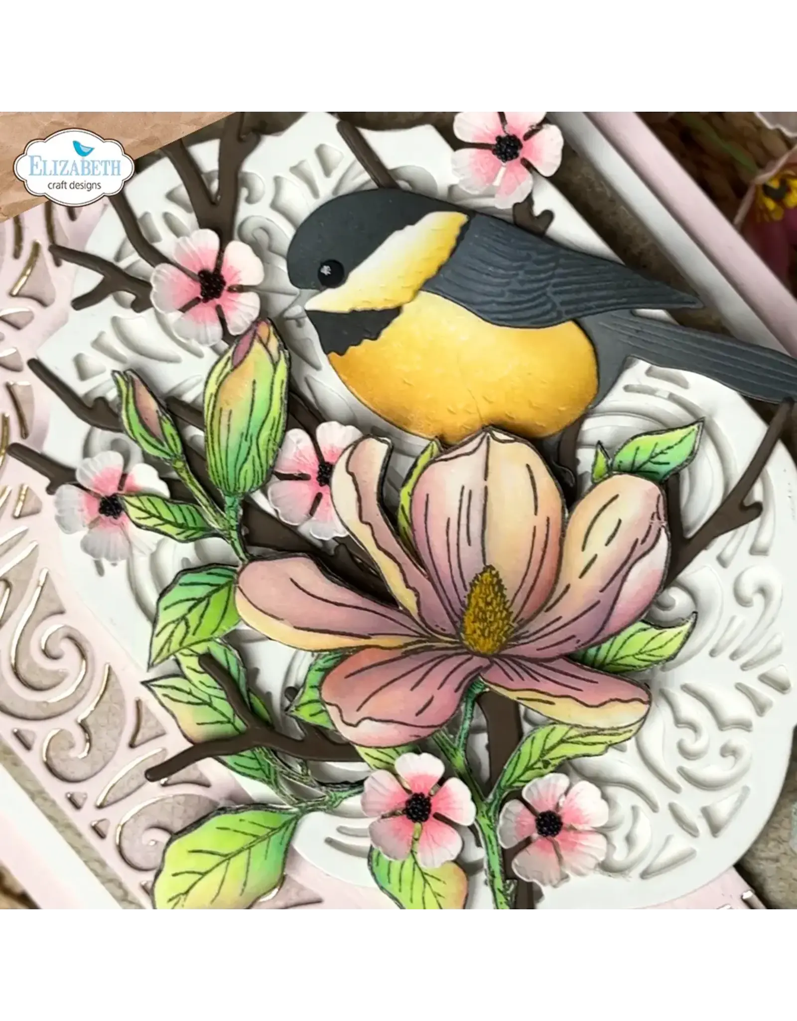 ELIZABETH CRAFT DESIGNS ELIZABETH CRAFT DESIGNS CHICKADEE DIE SET