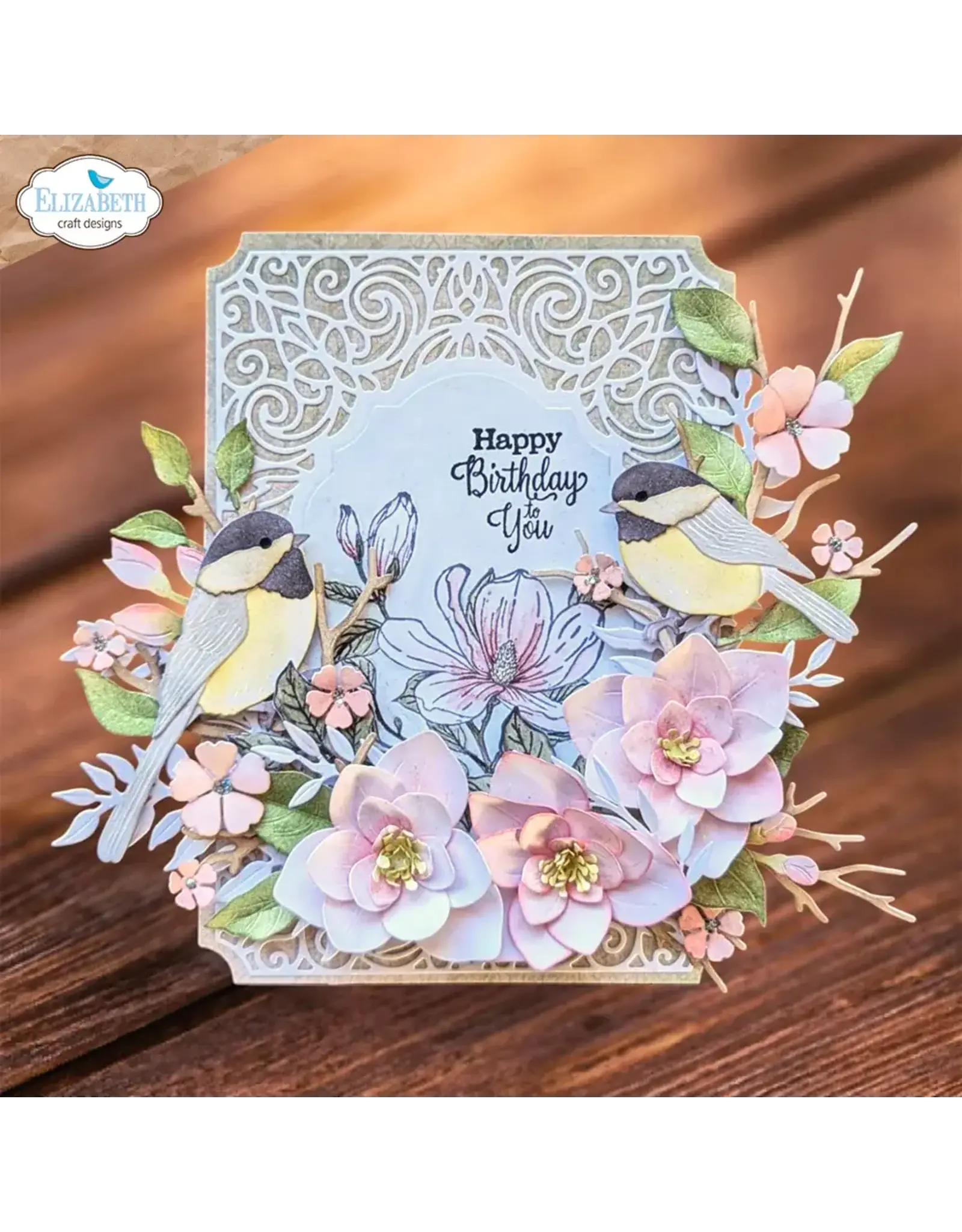 ELIZABETH CRAFT DESIGNS ELIZABETH CRAFT DESIGNS CHICKADEE DIE SET