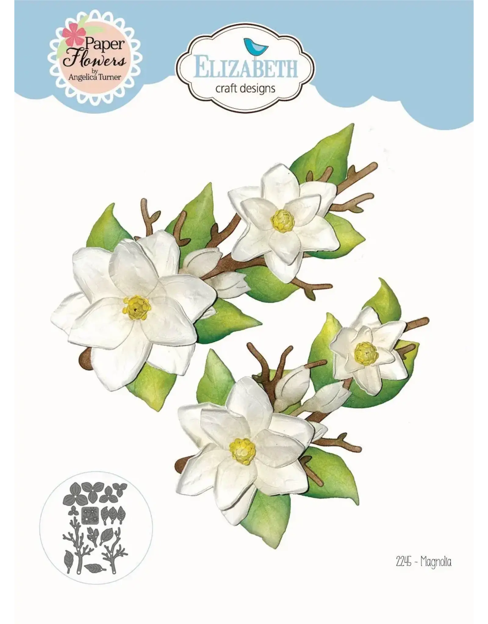 ELIZABETH CRAFT DESIGNS ELIZABETH CRAFT DESIGNS MAGNOLIA DIE SET