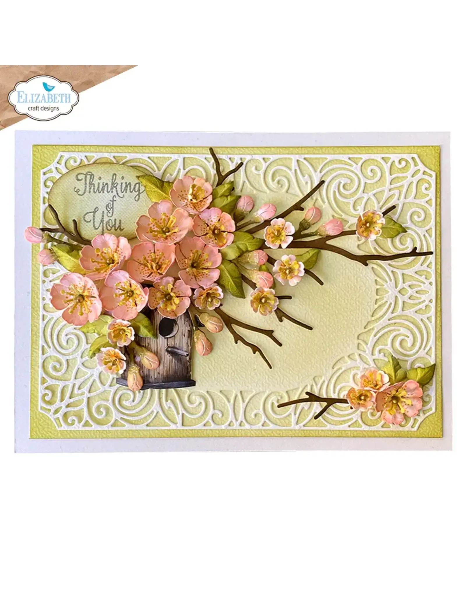ELIZABETH CRAFT DESIGNS ELIZABETH CRAFT DESIGNS PAPER FLOWERS BY ANGELICA TURNER CHERRY BLOSSOM DIE SET