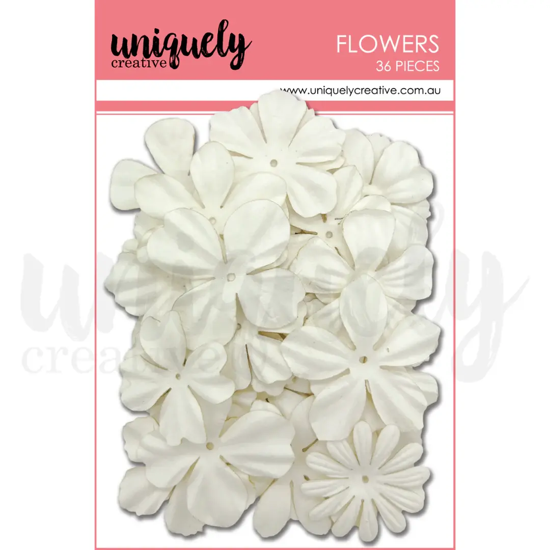 UNIQUELY CREATIVE UNIQUELY CREATIVE WHITE LAYERING FLOWERS