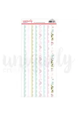 UNIQUELY CREATIVE UNIQUELY CREATIVE PATCHWORK ROSES FABRIC SCALLOPED BORDERS