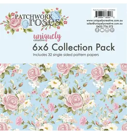 UNIQUELY CREATIVE UNIQUELY CREATIVE PATCHWORK ROSES 6x6 COLLECTION PACK