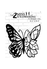 LES 2 MISS SCRAPBOOKING LES 2 MISS SCRAPBOOKING XXL PAPILLON CHIPBOARD
