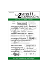LES 2 MISS SCRAPBOOKING LES 2 MISS SCRAPBOOKING KIT BONNE RETRAITE DIE-CUTS