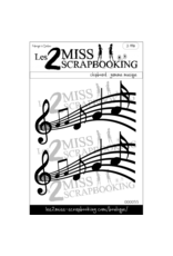 LES 2 MISS SCRAPBOOKING LES 2 MISS SCRAPBOOKING GAMME MUSIQUE CHIPBOARD