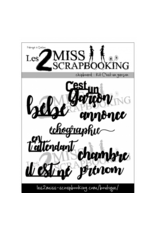 LES 2 MISS SCRAPBOOKING LES 2 MISS SCRAPBOOKING KIT C'EST UN GARÇON CHIPBOARD
