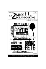 LES 2 MISS SCRAPBOOKING LES 2 MISS SCRAPBOOKING KIT FÊTE 1 CHIPBOARD