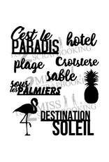 LES 2 MISS SCRAPBOOKING LES 2 MISS SCRAPBOOKING KIT VACANCES 2 CHIPBOARD