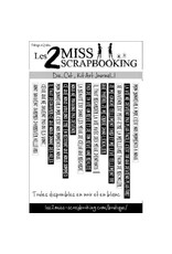 LES 2 MISS SCRAPBOOKING LES 2 MISS SCRAPBOOKING KIT ART JOURNAL 1 DIE-CUTS