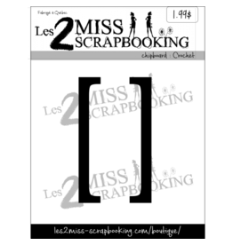 LES 2 MISS SCRAPBOOKING LES 2 MISS SCRAPBOOKING CROCHET CHIPBOARD