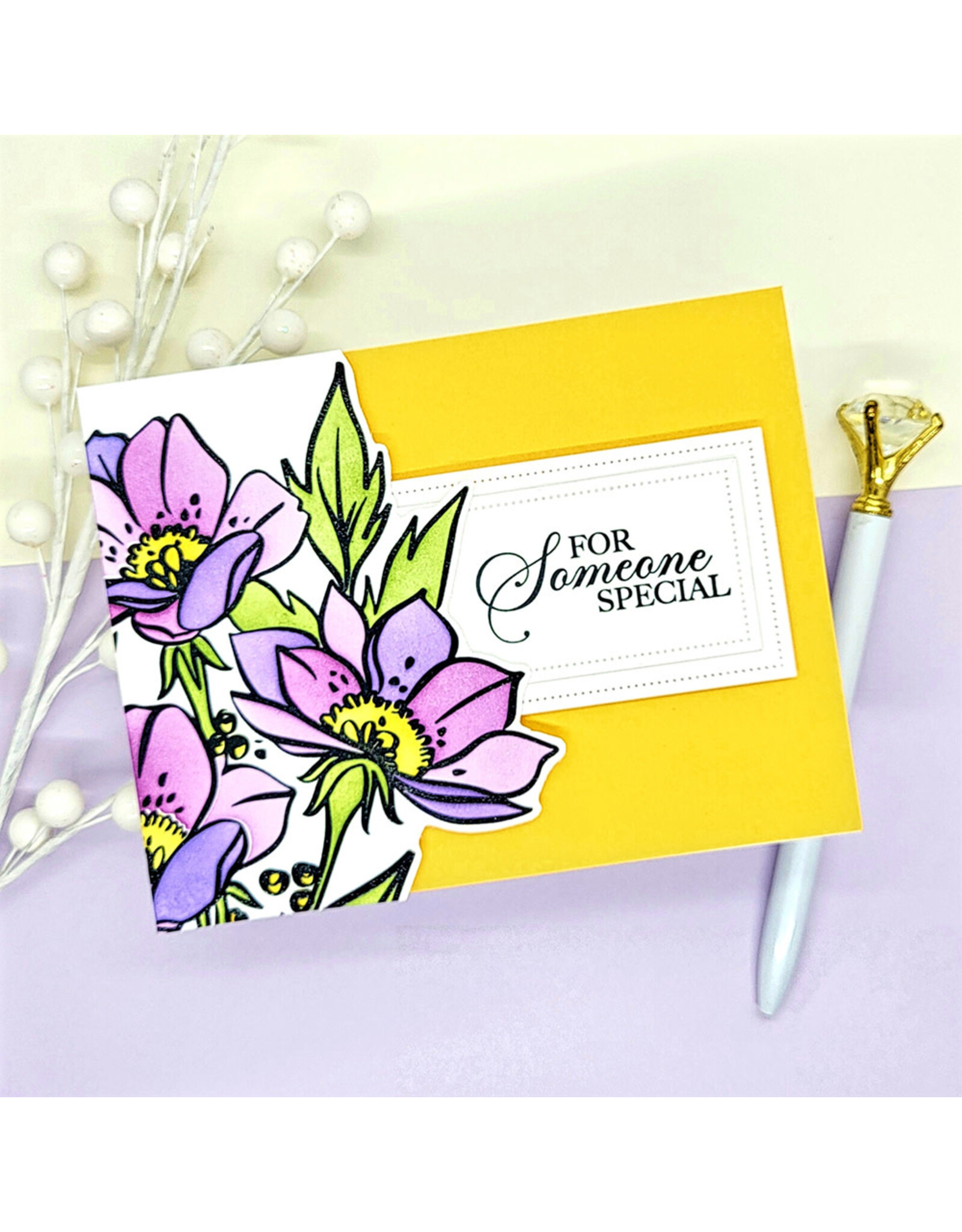 LDRS CREATIVE LDRS CREATIVE GRAND BOUQUET CLEAR STAMP SET