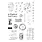 LDRS CREATIVE LDRS CREATIVE TEXTURIZE IT CLEAR STAMP SET