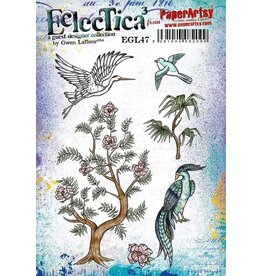 PAPER ARTSY PAPER ARTSY ECLECTICA GWEN LAFLEUR EGL47 CLING STAMP SET