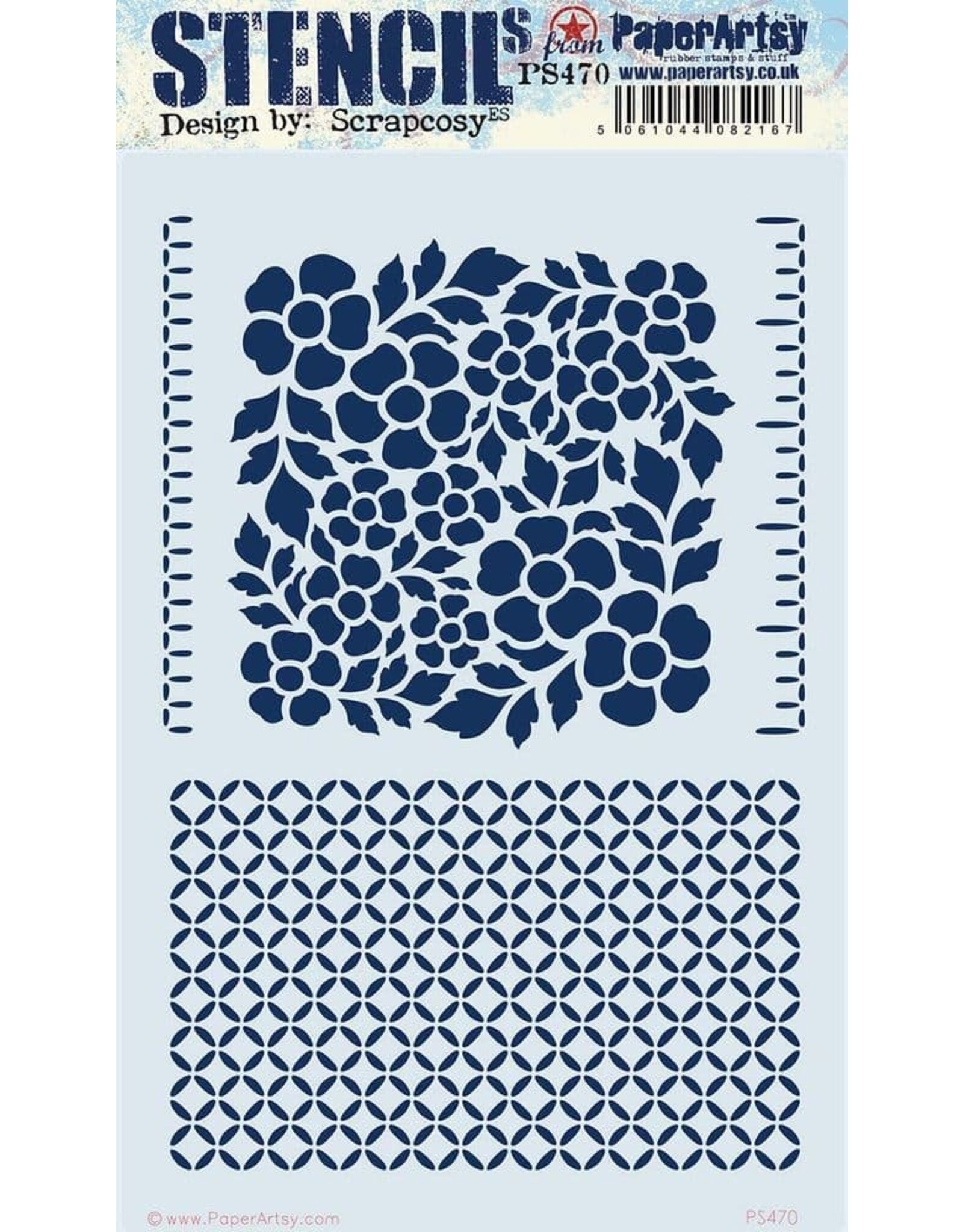 PAPER ARTSY PAPER ARTSY SCRAPCOSY PS470 STENCIL