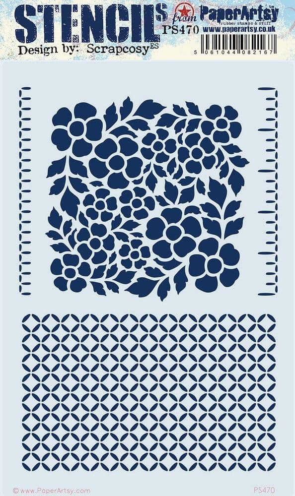 PAPER ARTSY PAPER ARTSY SCRAPCOSY PS470 STENCIL